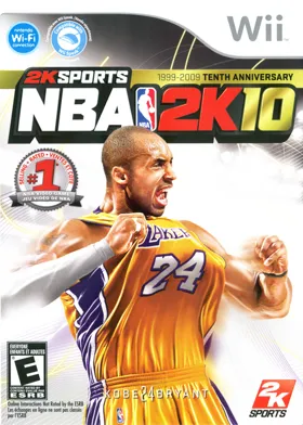 NBA 2K10 box cover front